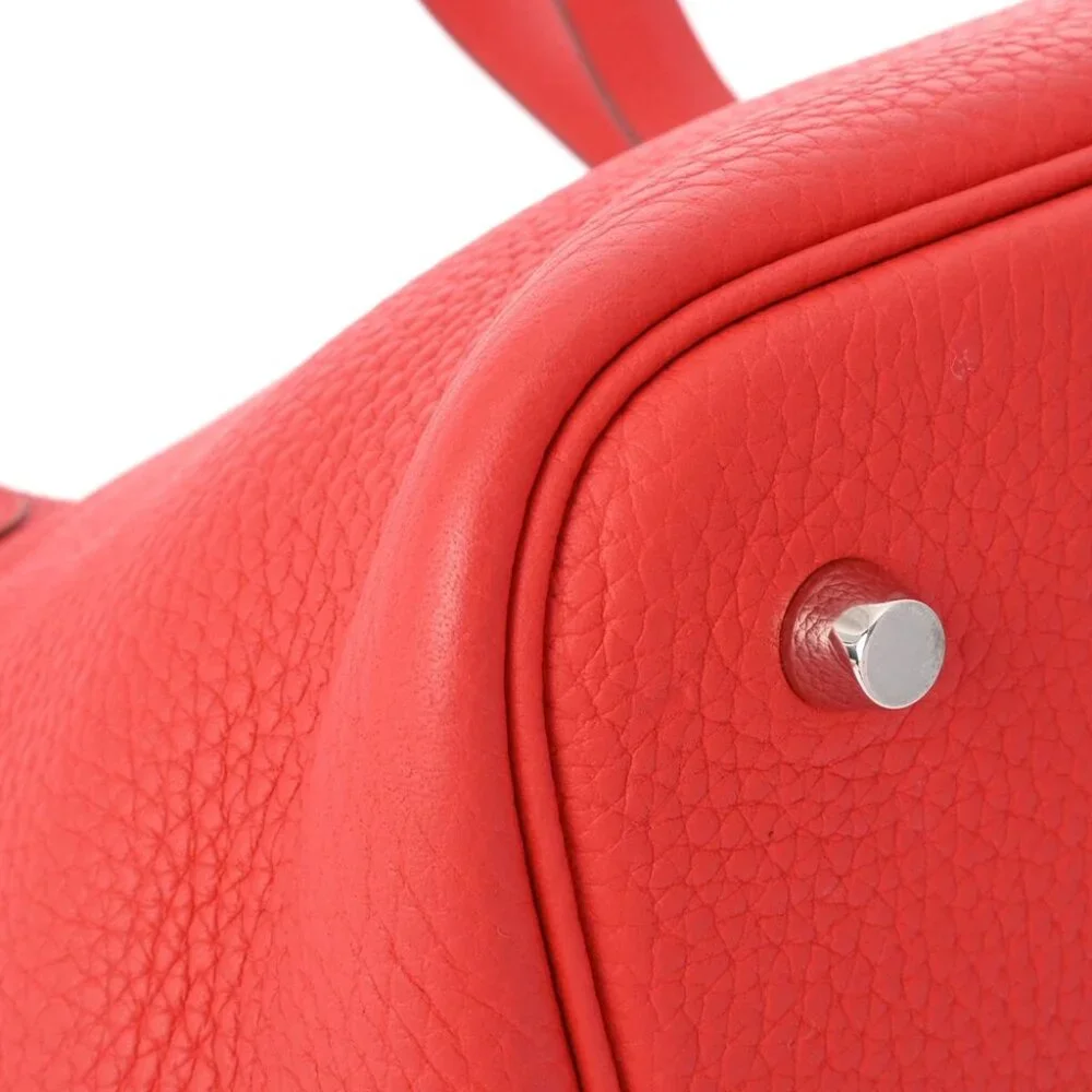 HERMES Picotan Lock MM Rouge casaque hand bag - Picture 2 of 12